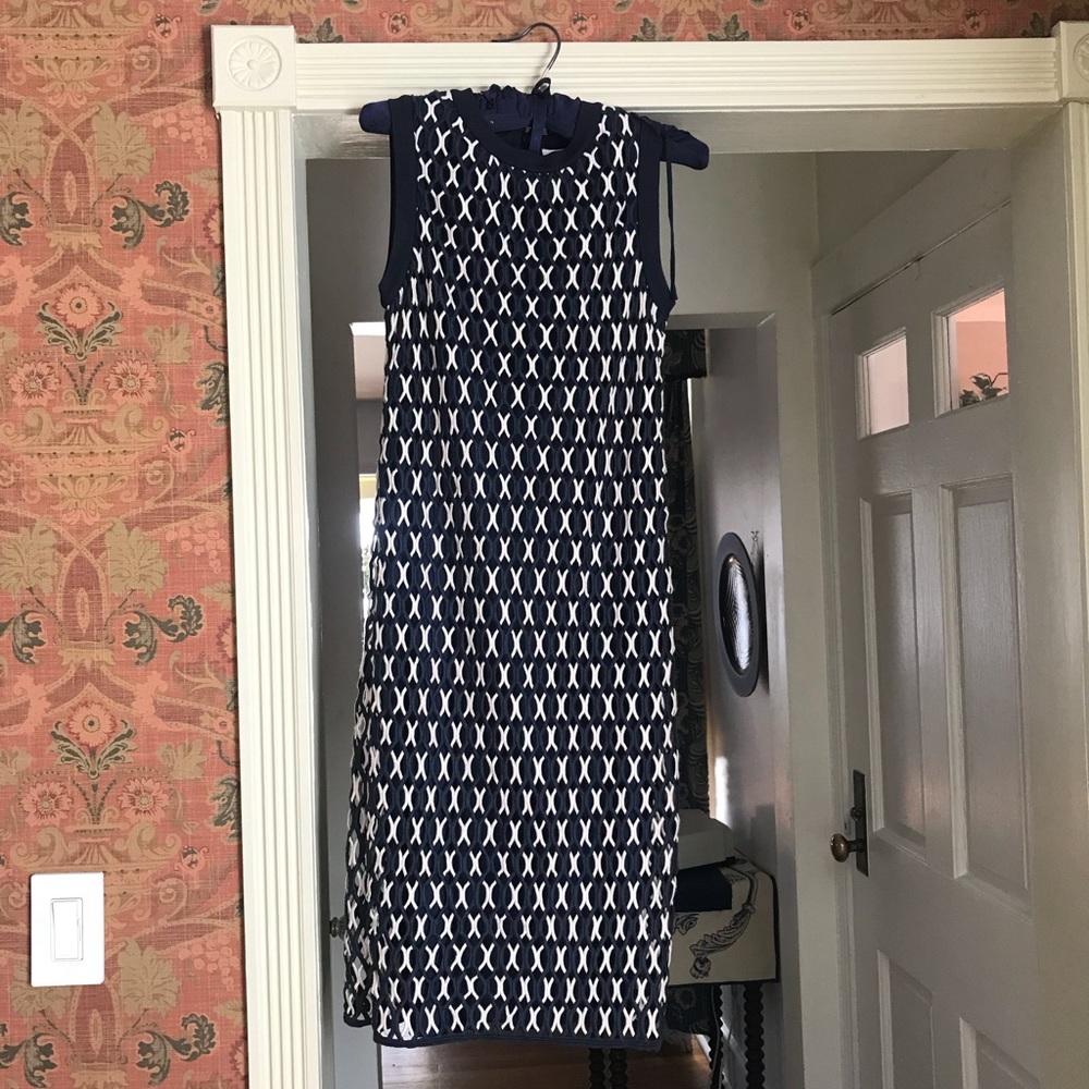 Tory Burch Midi Dress Sz 2 (Runs Big)